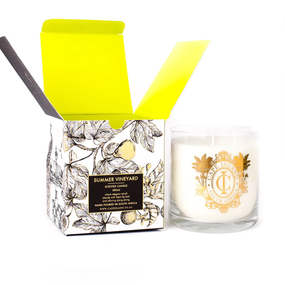 Cape Island Large Candle Summer Vineyard