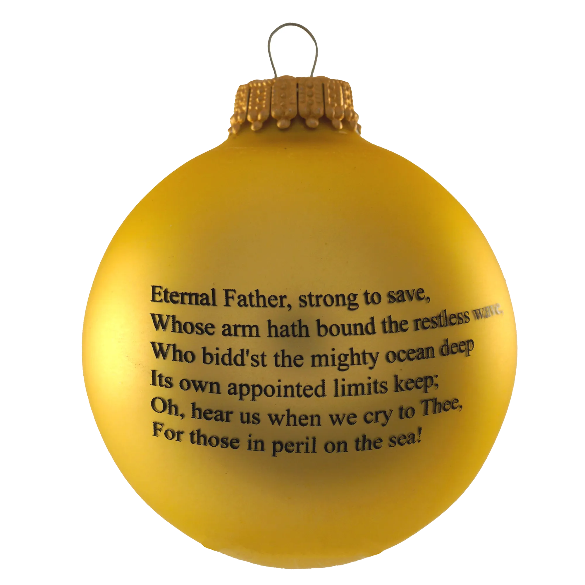 Christmas Tree Ornaments - Military Glass Balls from Christmas by Krebs - Handmade Seamless Hanging Holiday Decorations for Trees (67mm/2.625" Gold and Blue Navy-USN Variety Set of 12)