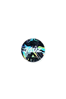 Chrome Globe Sticker
