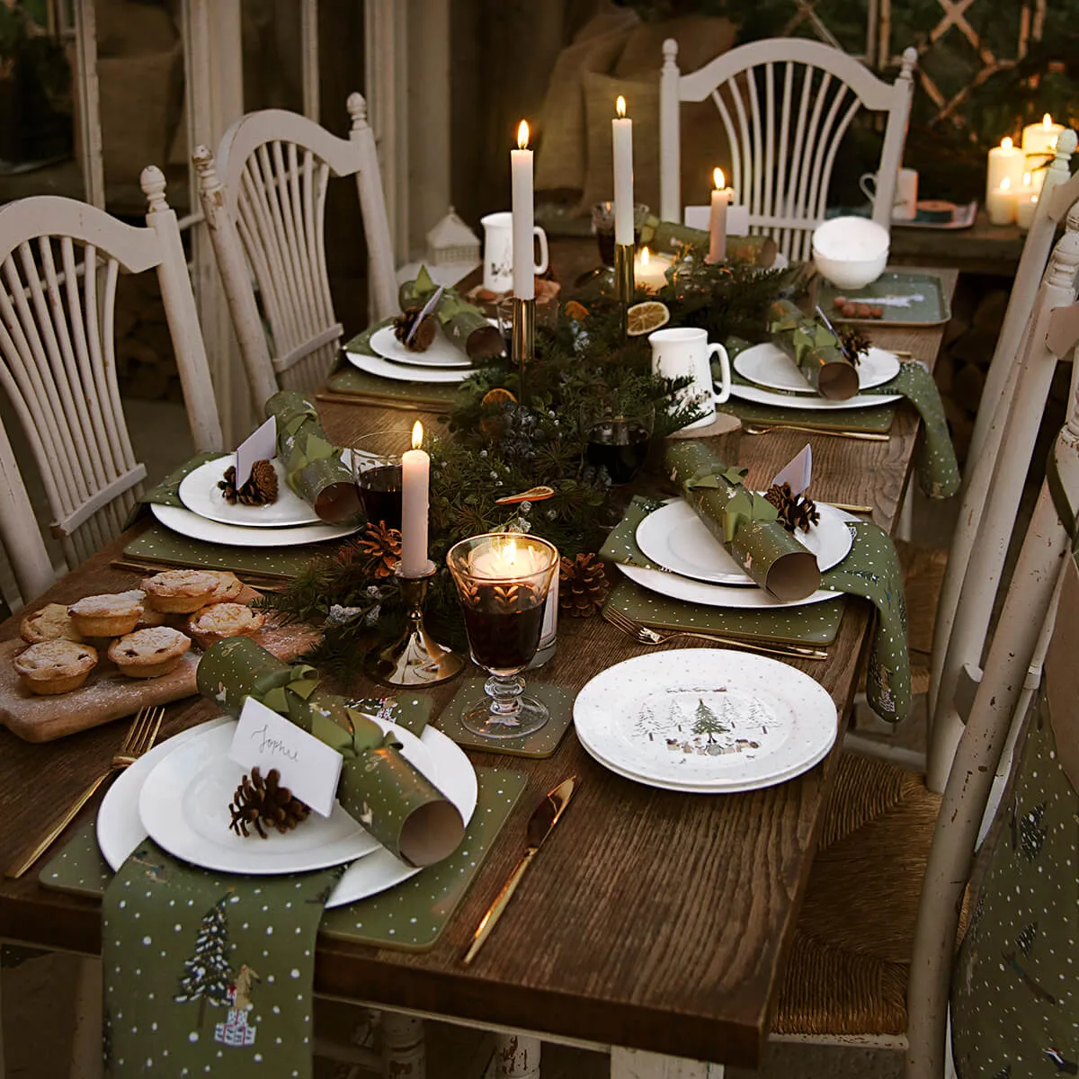 Festive Forest Napkins (Set of 4)