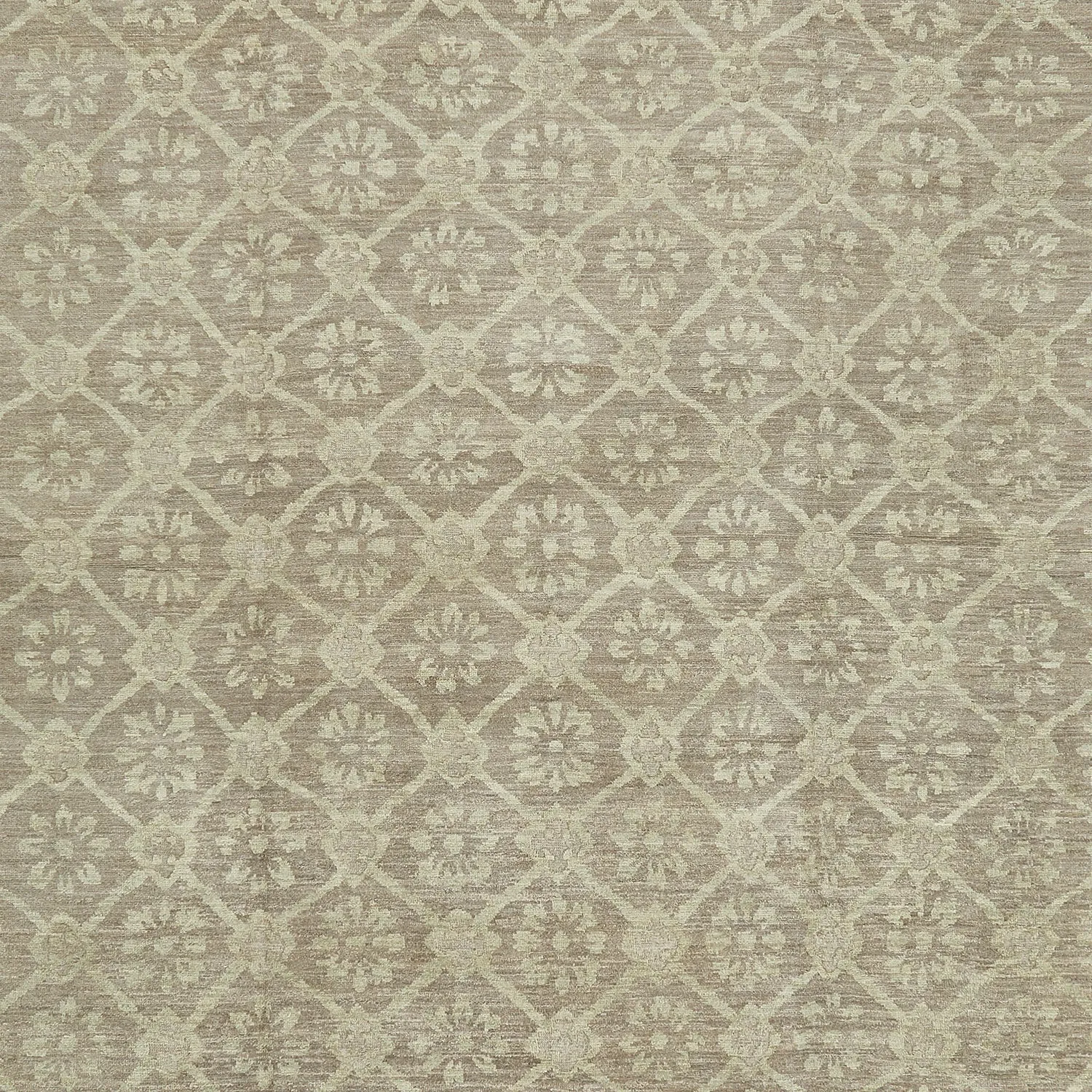 Grey Traditional Wool Rug - 11'7" x 14'3"