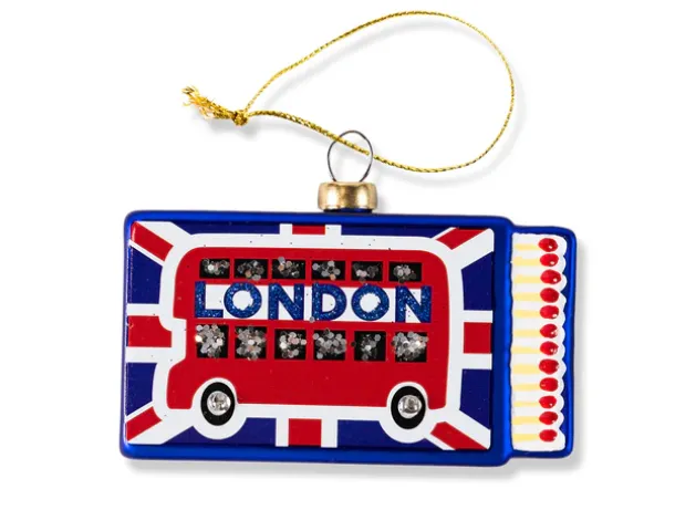 London Matchbook Ornament