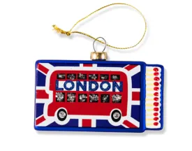 London Matchbook Ornament