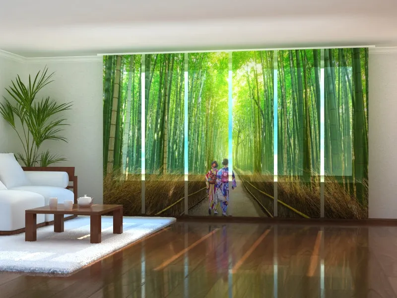 Sliding Panel Curtain Bamboo Forest of Arashiyama