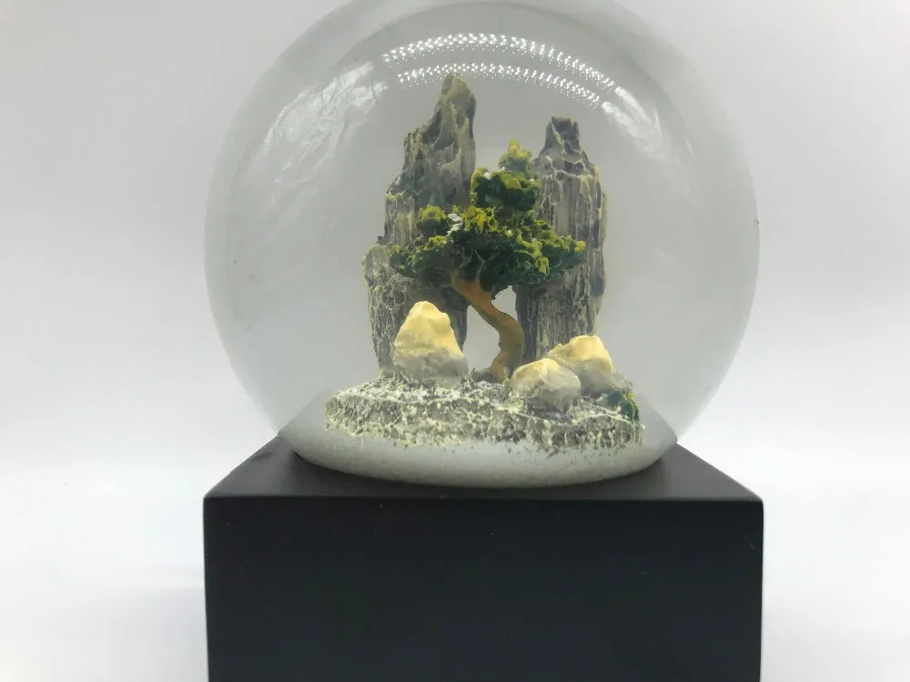 Stone Snow Globe